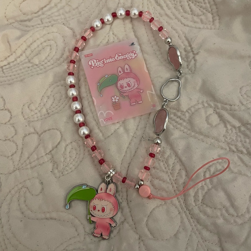 Pop mart Labubu Big into Energy Keychain